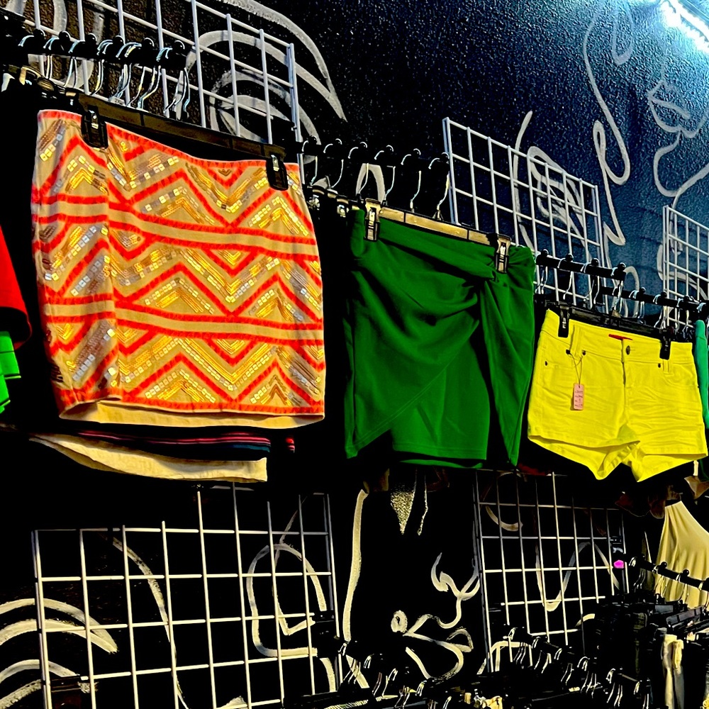 Women’s skirts and shorts